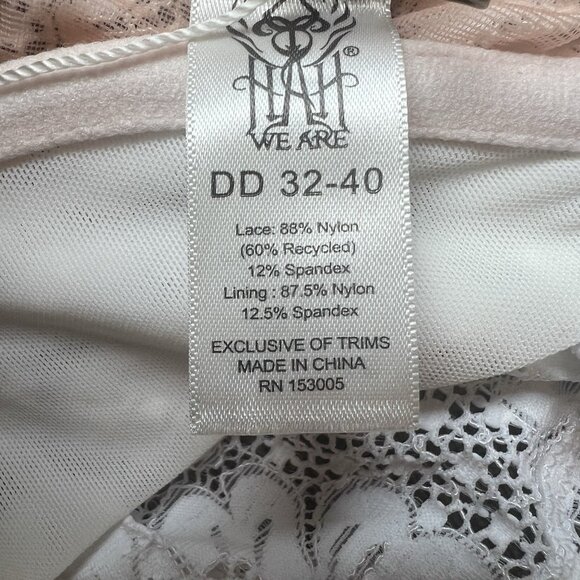 NWT Free People HAH Hook Up Demi Bra 32-40DD Lace Underwire 32DD 34DD 36DD 38DD - Picture 10 of 14
